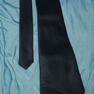 Classic Black Textured Tie
